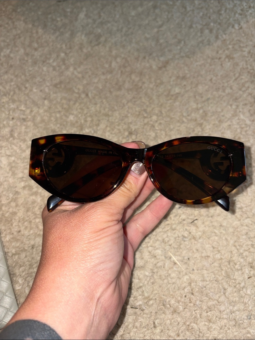 Tortoiseshell Cat-Eye Sunglasses - Dark Brown